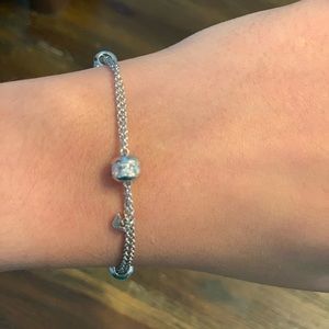 Emporio Armani Silver and CZ Bracelet